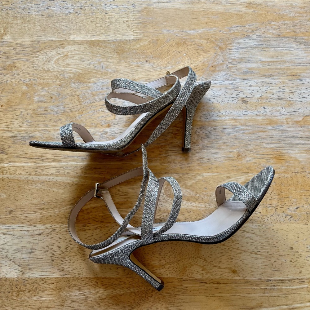 Nina Shimmer Sandals (Size 8)